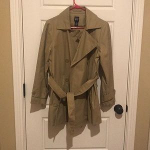 Gap trench coat.